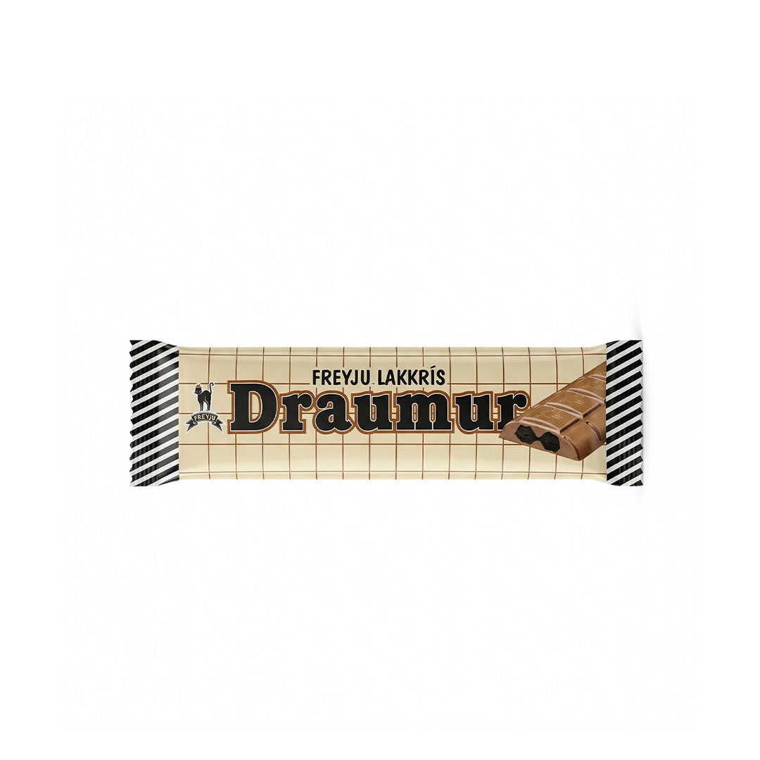 Draumur: Schokoladen Lakritz Riegel